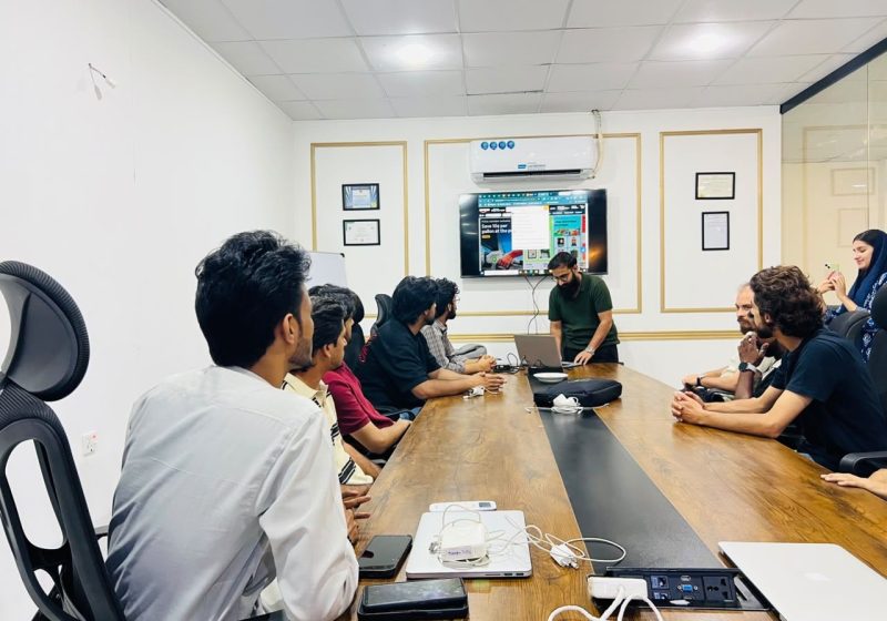 Students attending an Amazoners class